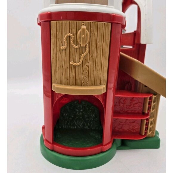 Fisher Price Little People Animal Sounds Farm Barn Silo Playset Animals Works EU - Picture 11 of 15